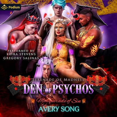 Den of Psychos: Masquerade of Sin – omslag til lydbogen af Avery Song