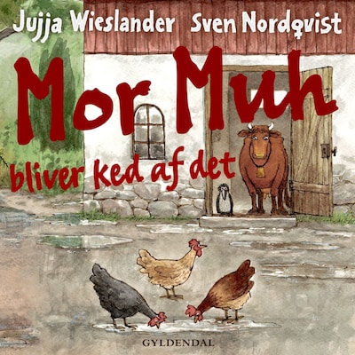 Mor Muh bliver ked af det – omslag til lydbogen af Jujja Wieslander