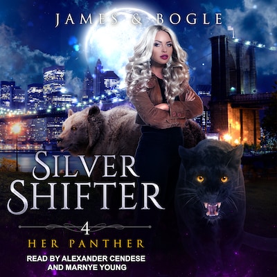 Her Panther – omslag til lydbogen af Katherine Bogle, Alexa B. James
