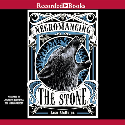 Necromancing the Stone – omslag til lydbogen af Lish McBride