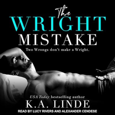 The Wright Mistake – omslag til lydbogen af K.A. Linde