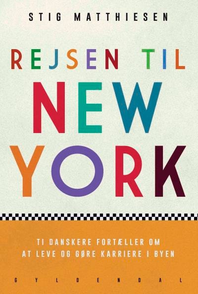 Rejsen til New York – omslag til lydbogen af Stig Matthiesen