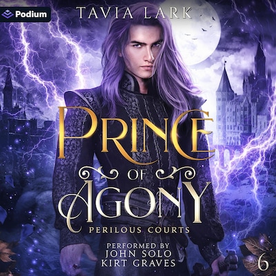 Prince of Agony – omslag til lydbogen af Tavia Lark