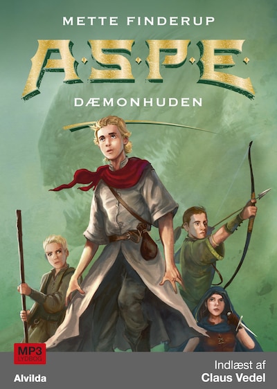 A.S.P.E. 1: Dæmonhuden – omslag til lydbogen af Mette Finderup