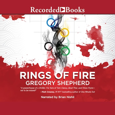 Rings of Fire – omslag til lydbogen af Gregory Shepherd