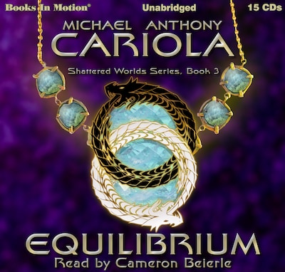 Equilibrium – omslag til lydbogen af Michael Cariola