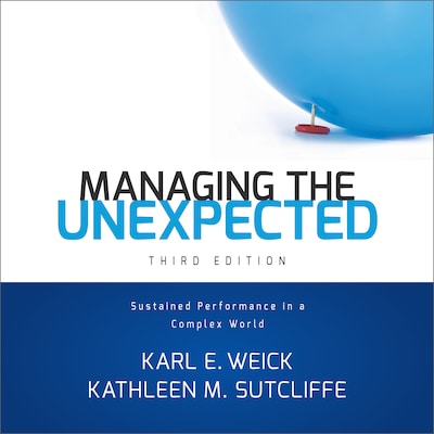 Managing the Unexpected – omslag til lydbogen af Karl E. Weick, Kathleen M. Sutcliffe