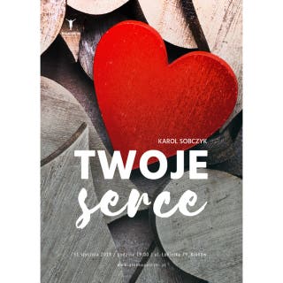 Twoje serce – okładka audiobooka, autor Karol Sobczyk