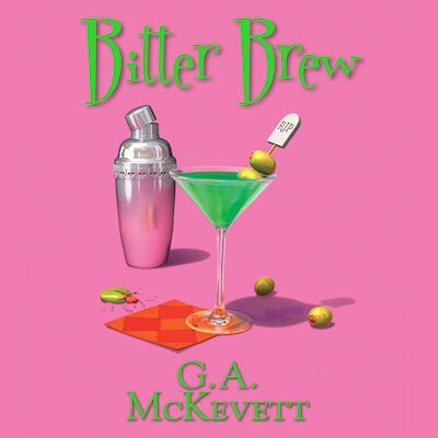 Bitter Brew – omslag til lydbogen af G. A. McKevett