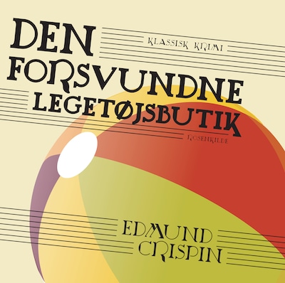Den forsvundne legetøjsbutik – omslag til lydbogen af Edmund Crispin