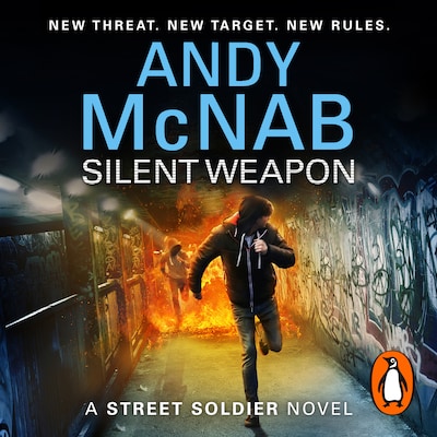 Silent Weapon - a Street Soldier Novel – omslag til lydbogen af Andy McNab