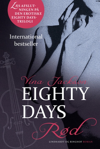Eighty Days - Rød – omslag til lydbogen af Vina Jackson