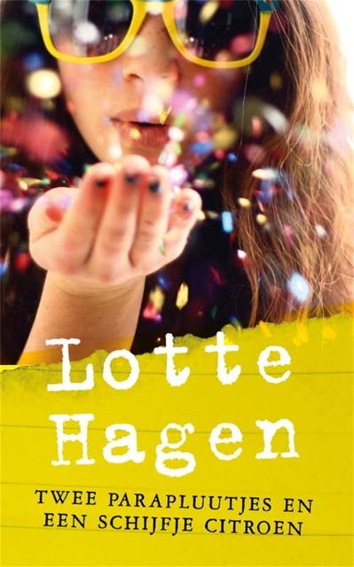 Twee parapluutjes en een schijfje citroen – omslag van het luisterboek van Lotte Hagen