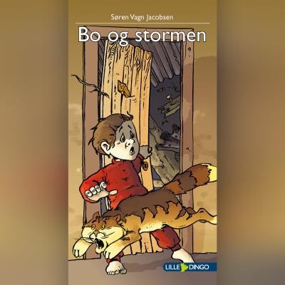 Bo og stormen – omslag til lydbogen af Søren Vagn Jacobsen
