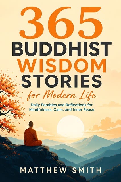 365 Buddhist Wisdom Stories for Modern Life: Daily Parables and Reflections for Mindfulness, Calm, and Inner Peace – omslag til lydbogen af Matthew Smith