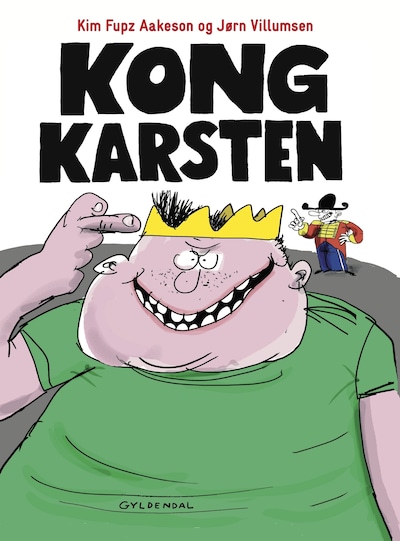 Kong Karsten – omslag til lydbogen af Kim Fupz Aakeson