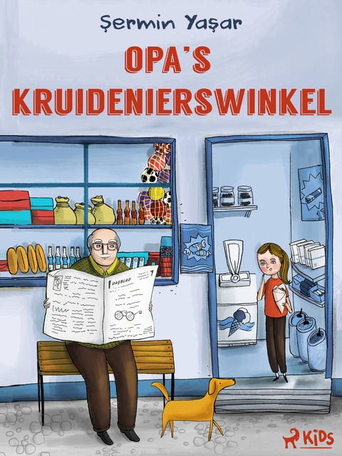 Opa’s kruidenierswinkel – omslag van het luisterboek van Şermin Yaşar