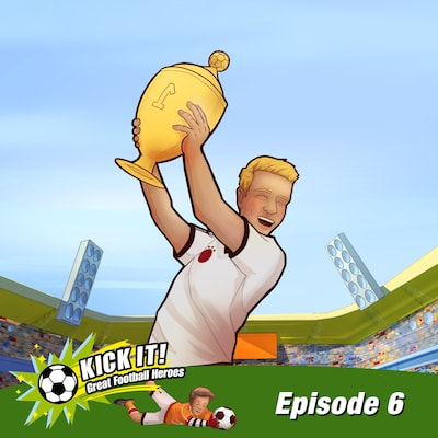 Episode 06: Bastian Schweinsteiger - Always a Winner – omslag till ljudboken av Andreas Strozyk