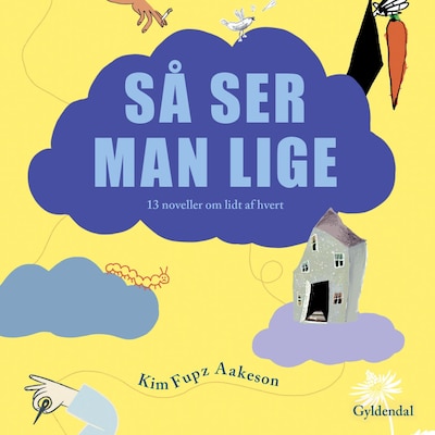 Så ser man lige – omslag til lydbogen af Kim Fupz Aakeson