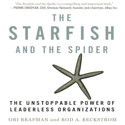 The Starfish and the Spider – omslag til lydbogen af Rod A. Beckstrom, Ori Brafman