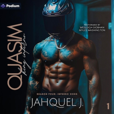 Quasim: King Inferno – omslag til lydbogen af Jahquel J.
