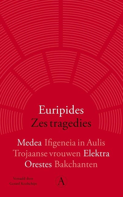 Zes tragedies: Medea, Ifigeneia in Aulis, Trojaanse vrouwen, Elektra, Orestes, Bakchanten – omslag van het luisterboek van Euripides
