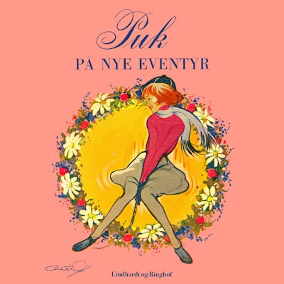 Puk på nye eventyr – omslag til lydbogen af Lisbeth Werner