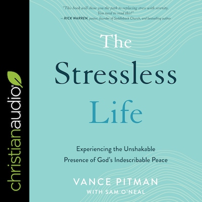 The Stressless Life – omslag til lydbogen af Vance Pitman