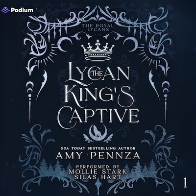 The Lycan King's Captive – omslag til lydbogen af Amy Pennza
