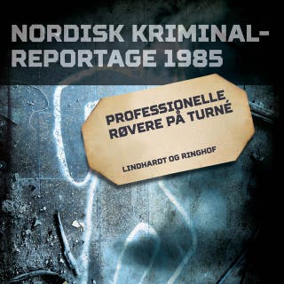 Professionelle røvere på turné – omslag til lydbogen af Diverse