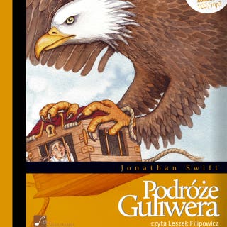 Podróże Guliwera (wersja skrócona) – okładka audiobooka, autor Jonathan Swift
