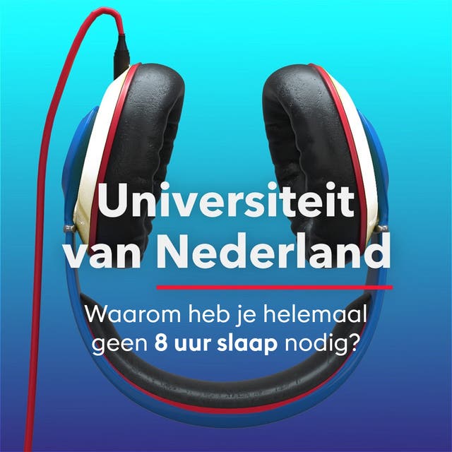 Waarom heb je helemaal geen 8 uur slaap nodig? – omslag van het luisterboek van Merijn Van de Laar