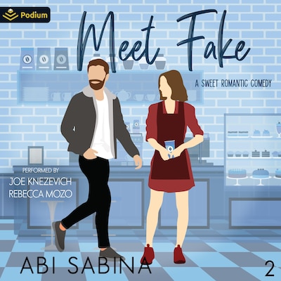 Meet Fake – omslag til lydbogen af Abi Sabina