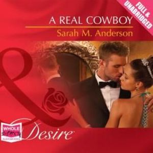A Real Cowboy – okładka audiobooka, autor Sarah M. Anderson