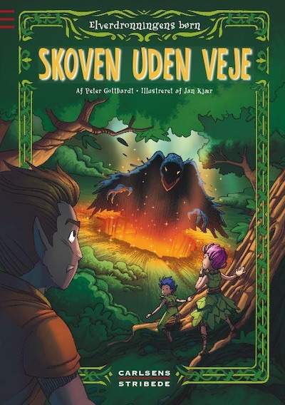 Elverdronningens børn 2: Skoven uden veje – omslag til lydbogen af Peter Gotthardt