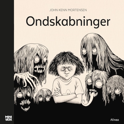 Ondskabninger – omslag til lydbogen af John Kenn Mortensen