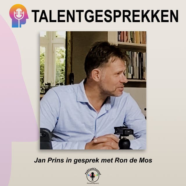 Jan Prins in gesprek met Ron de Mos – omslag van het luisterboek van Jan Prins