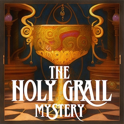 The Holy Grail Mystery – omslag til lydbogen af Phil G