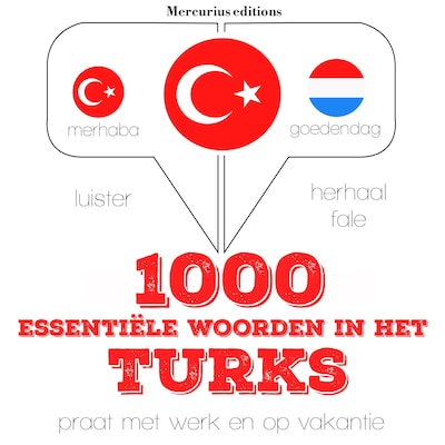 1000 essentiële woorden in het Turks – omslag van het luisterboek van JM Gardner