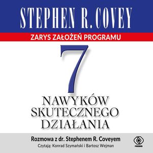 7 nawyków skutecznego działania. Zarys założeń programu – okładka audiobooka, autor Stephen R. Covey