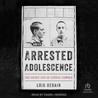 Arrested Adolescence – omslag til lydbogen af Erik Rebain