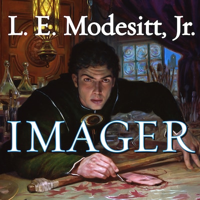 Imager – omslag til lydbogen af L. E. Modesitt, Jr.