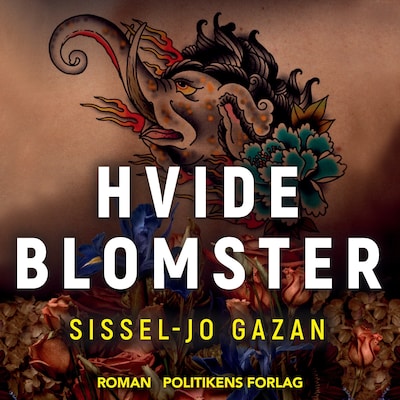 Hvide blomster – omslag til lydbogen af Sissel-Jo Gazan