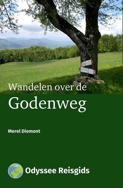 Wandelen over de Godenweg – omslag van het luisterboek van Merel Diemont