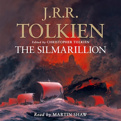 The Silmarillion – omslag til lydbogen af J. R. R. Tolkien