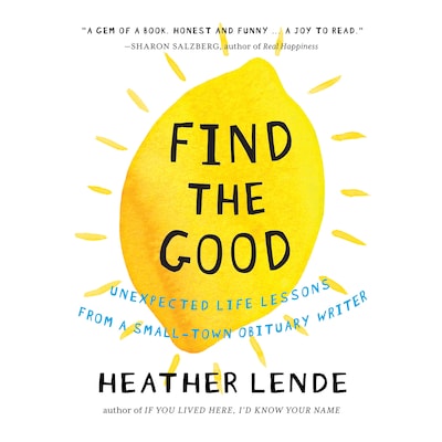 Find the Good – omslag til lydbogen af Heather Lende