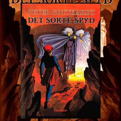 Det sorte spyd – omslag til lydbogen af Peter Gotthardt