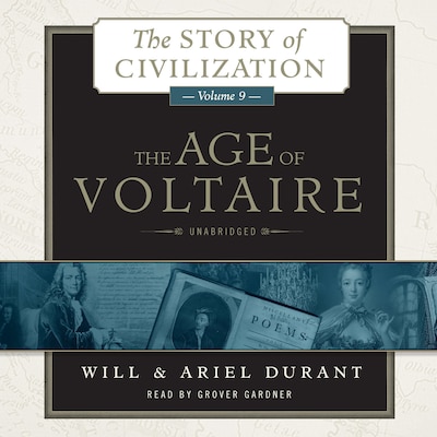 The Age of Voltaire – omslag til lydbogen af Will Durant, Ariel Durant