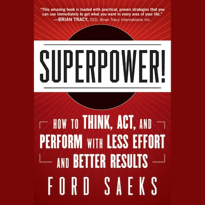 Superpower – omslag til lydbogen af Ford Saeks