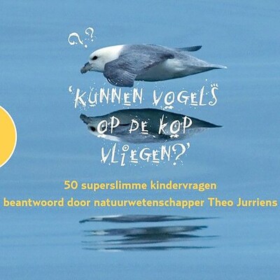 Kunnen vogels op de kop vliegen? – omslag van het luisterboek van Theo Jurriens
